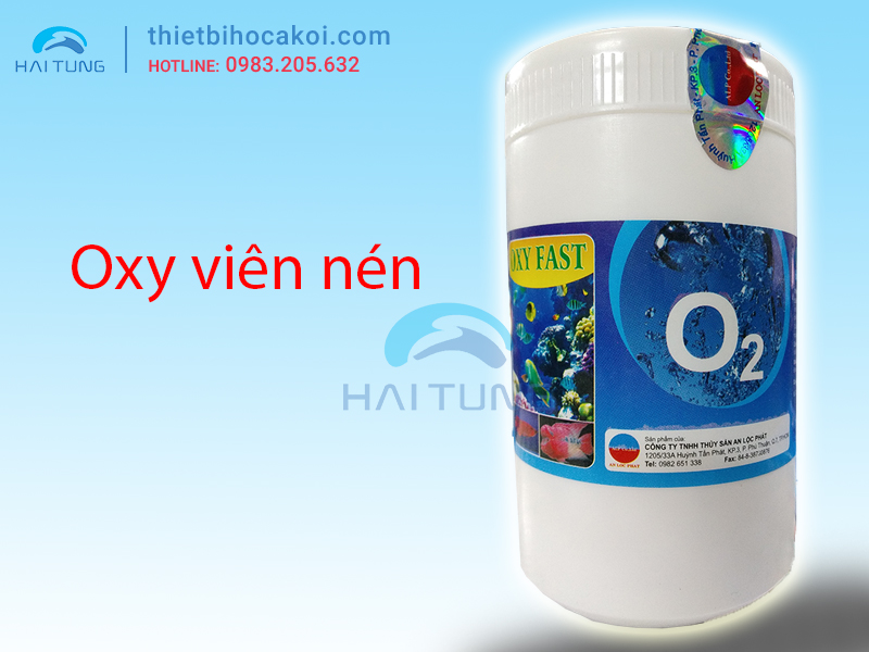 bổ sung Oxy cho hồ cá OXY FAST lọ 500g